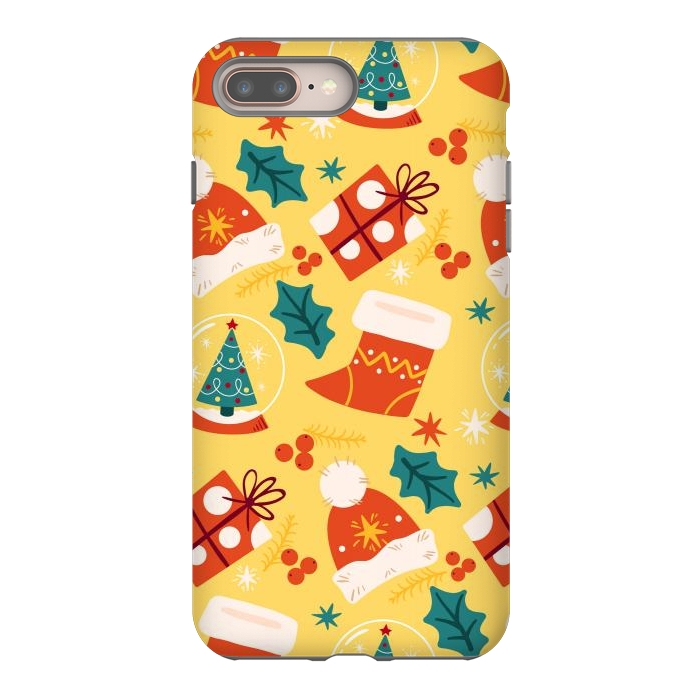 iPhone 7 plus StrongFit Christmas Boots and Hats by ArtsCase
