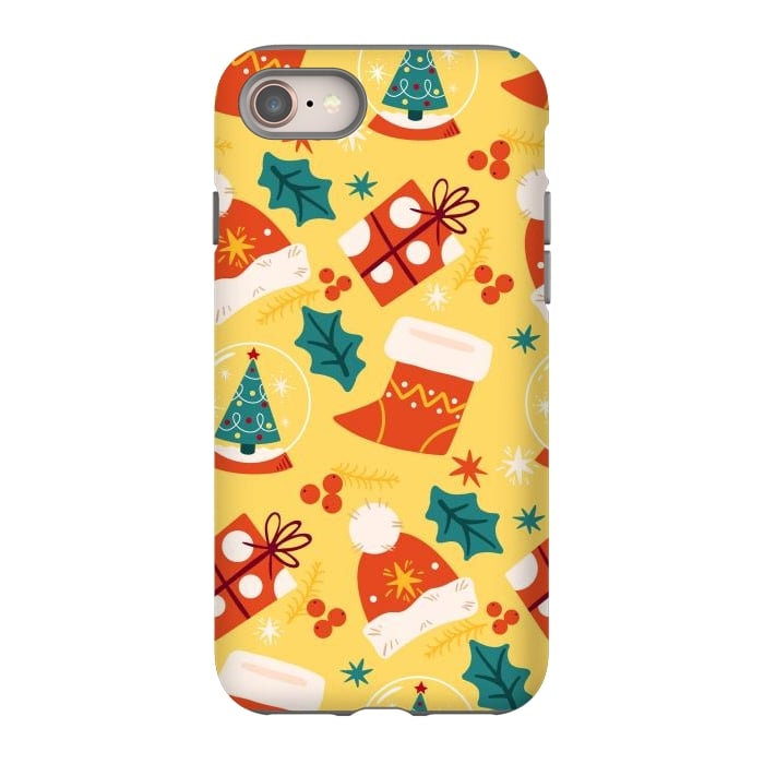 iPhone 8 StrongFit Christmas Boots and Hats by ArtsCase