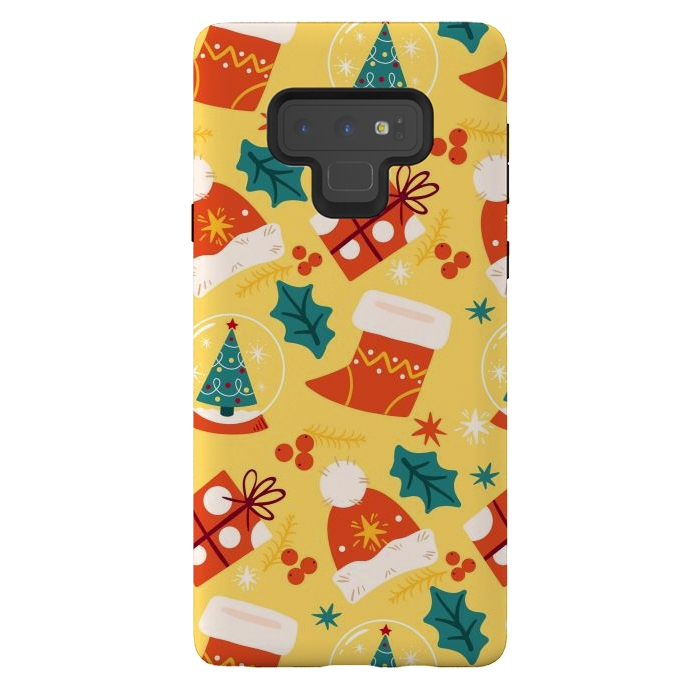 Galaxy Note 9 StrongFit Christmas Boots and Hats by ArtsCase