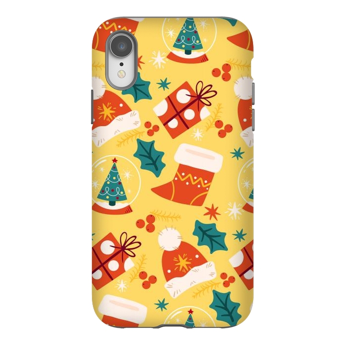 iPhone Xr StrongFit Christmas Boots and Hats by ArtsCase