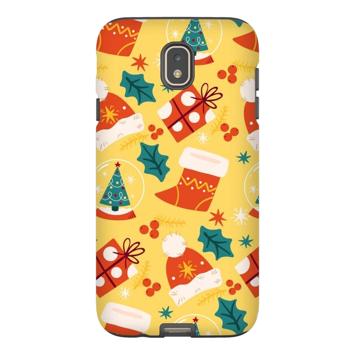 Galaxy J7 StrongFit Christmas Boots and Hats by ArtsCase