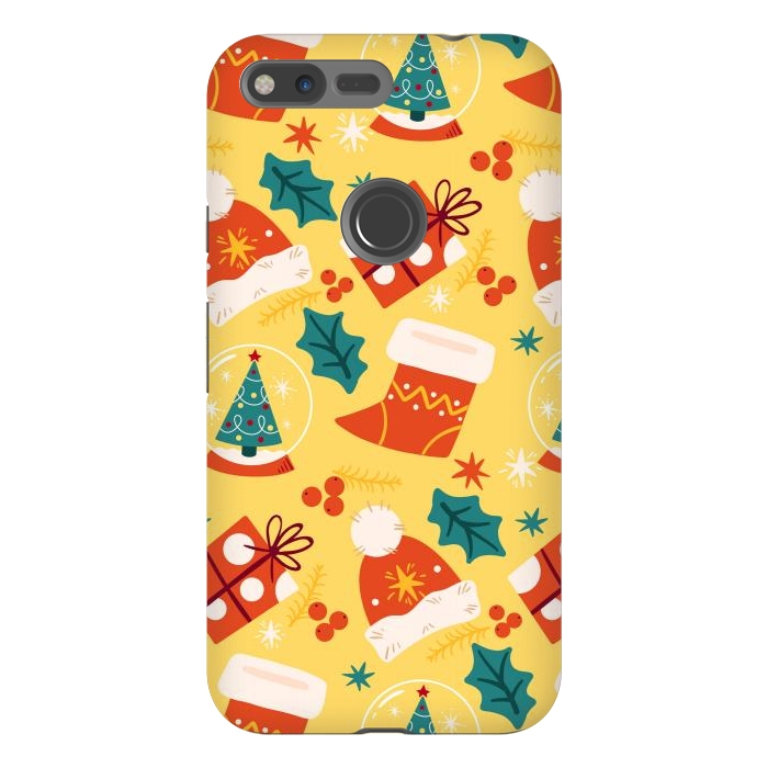 Pixel XL StrongFit Christmas Boots and Hats by ArtsCase