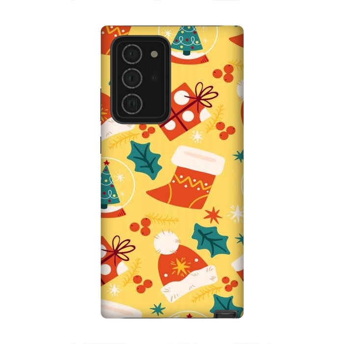Galaxy Note 20 Ultra StrongFit Christmas Boots and Hats by ArtsCase
