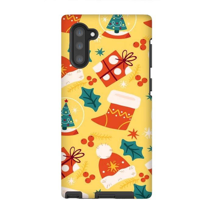 Galaxy Note 10 StrongFit Christmas Boots and Hats by ArtsCase