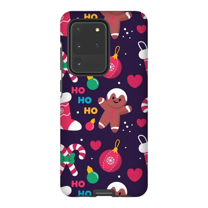 Galaxy S20 Ultra StrongFit Christmas Happiness HO HO HO HO by ArtsCase