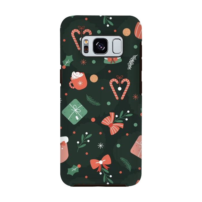 Galaxy S8 StrongFit Christmas Objects by ArtsCase
