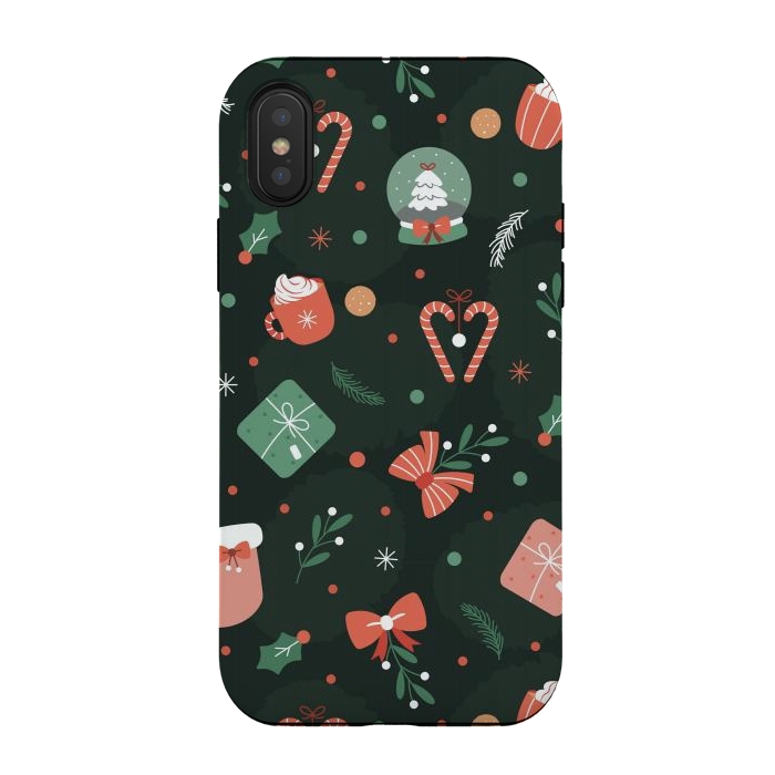 iPhone Xs / X StrongFit Christmas Objects by ArtsCase