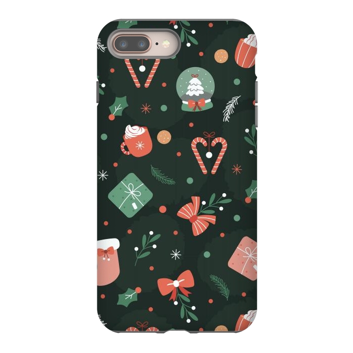iPhone 8 plus StrongFit Christmas Objects by ArtsCase