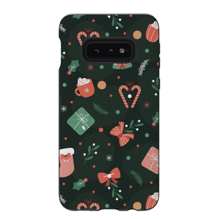 Galaxy S10e StrongFit Christmas Objects by ArtsCase