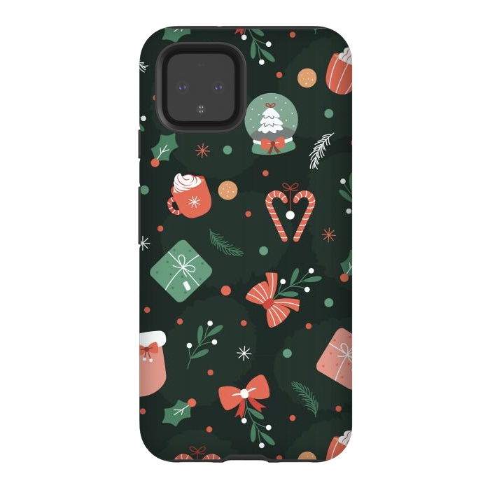 Pixel 4 StrongFit Christmas Objects by ArtsCase