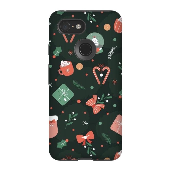 Pixel 3 StrongFit Christmas Objects by ArtsCase