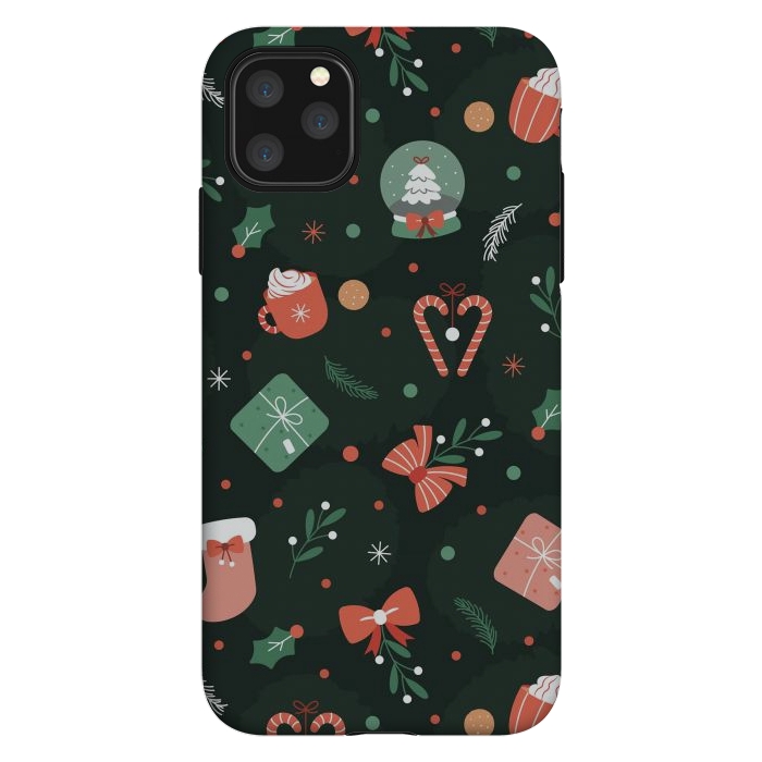 iPhone 11 Pro Max StrongFit Christmas Objects by ArtsCase