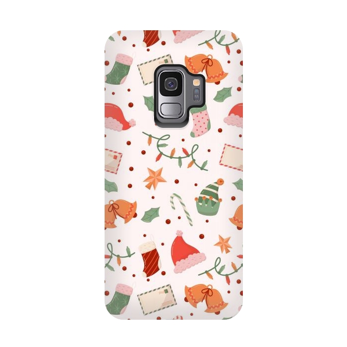 Galaxy S9 StrongFit Christmas Pattern XXXXX by ArtsCase