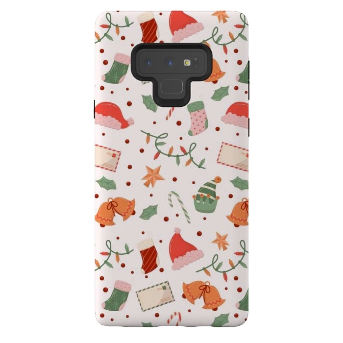 Galaxy Note 9 StrongFit Christmas Pattern XXXXX by ArtsCase