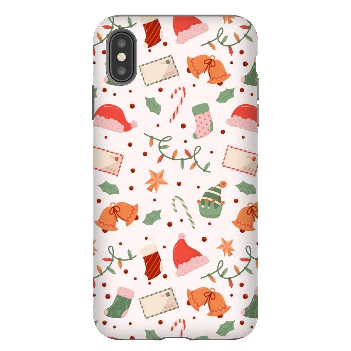 iPhone Xs Max StrongFit Christmas Pattern XXXXX by ArtsCase