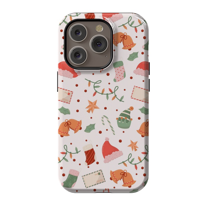 iPhone 14 Pro StrongFit Christmas Pattern XXXXX by ArtsCase