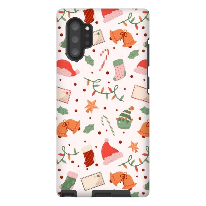 Galaxy Note 10 plus StrongFit Christmas Pattern XXXXX by ArtsCase