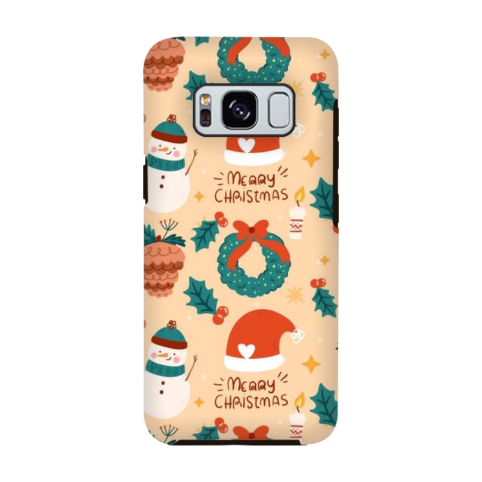 Galaxy S8 StrongFit Merry Christmas IV by ArtsCase