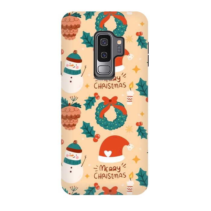Galaxy S9 plus StrongFit Merry Christmas IV by ArtsCase