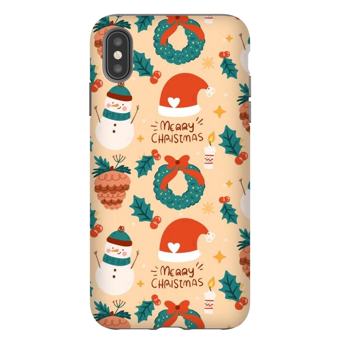iPhone Xs Max StrongFit Merry Christmas IV by ArtsCase
