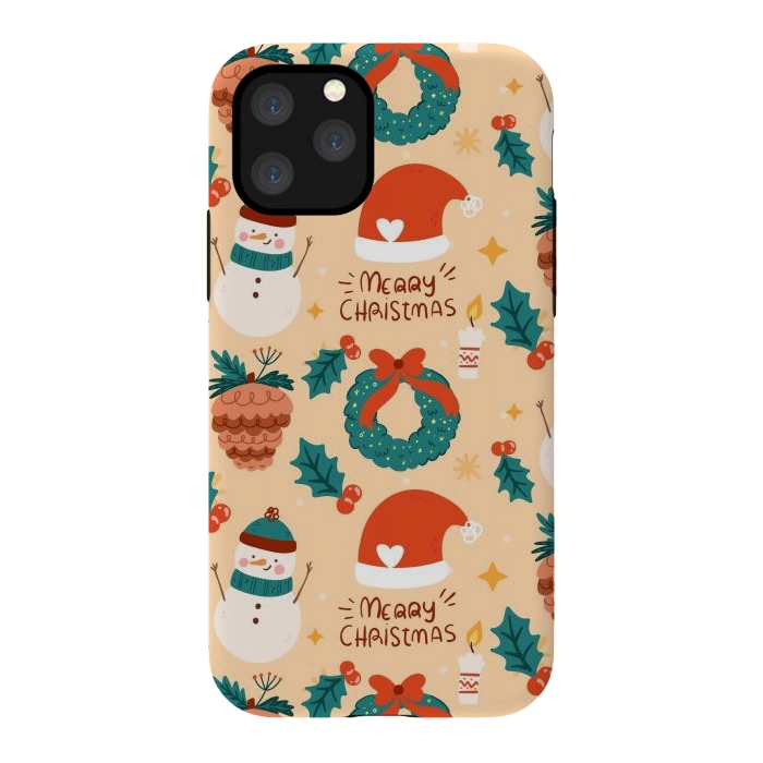 iPhone 11 Pro StrongFit Merry Christmas IV by ArtsCase