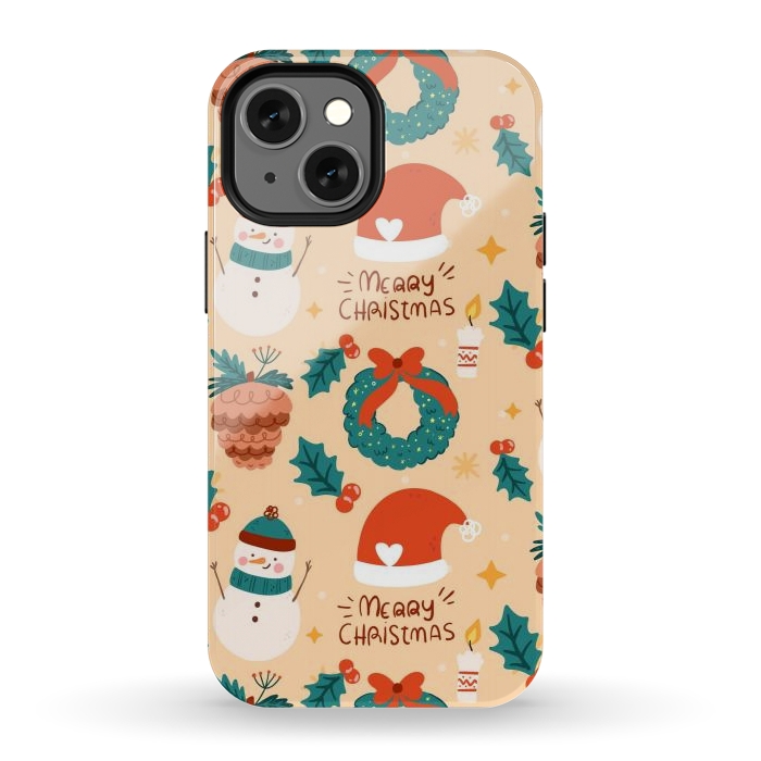 iPhone 12 mini StrongFit Merry Christmas IV by ArtsCase