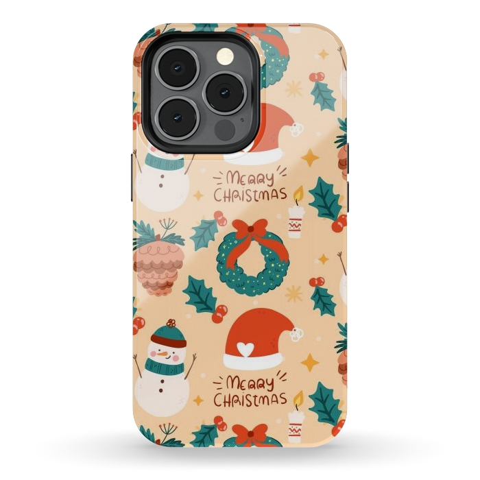 iPhone 13 pro StrongFit Merry Christmas IV by ArtsCase