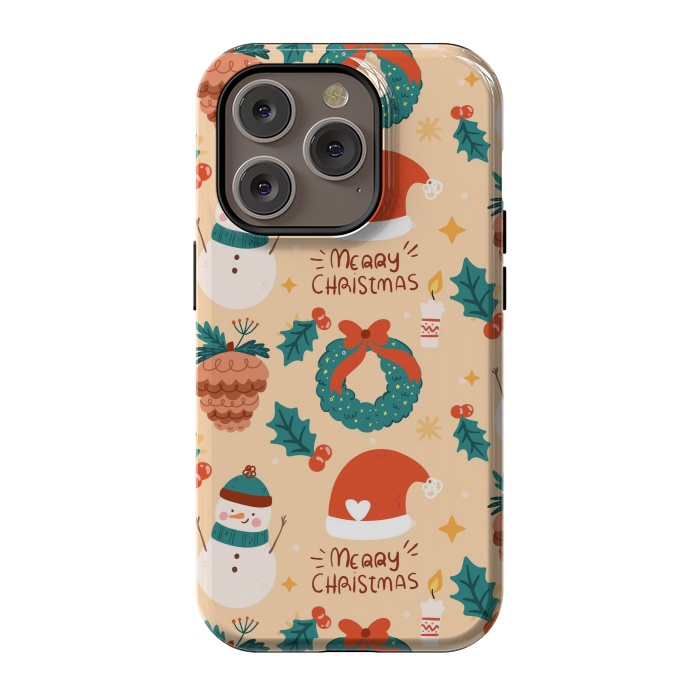 iPhone 14 Pro StrongFit Merry Christmas IV by ArtsCase