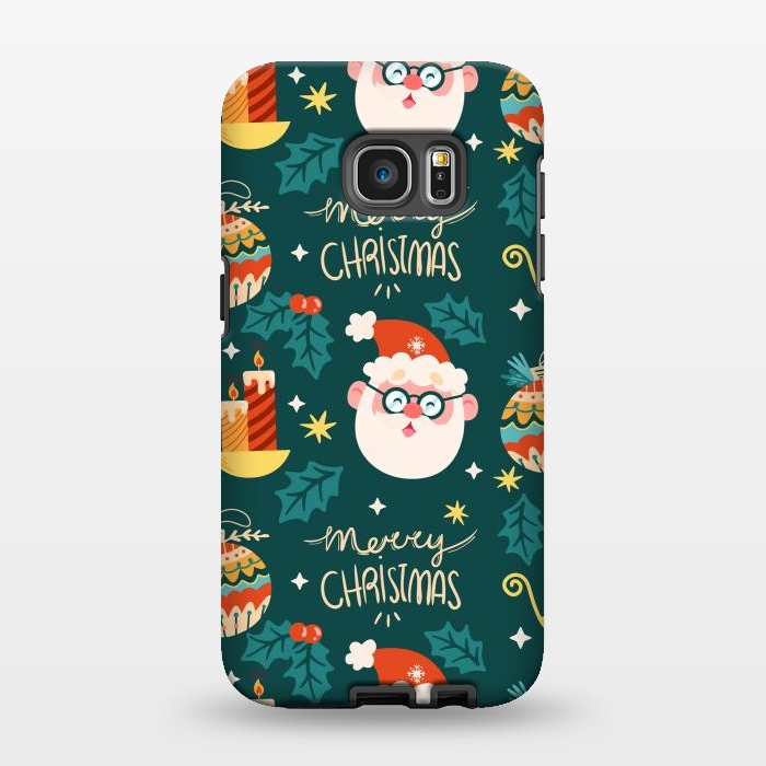 Galaxy S7 EDGE StrongFit Merry Christmas VII by ArtsCase
