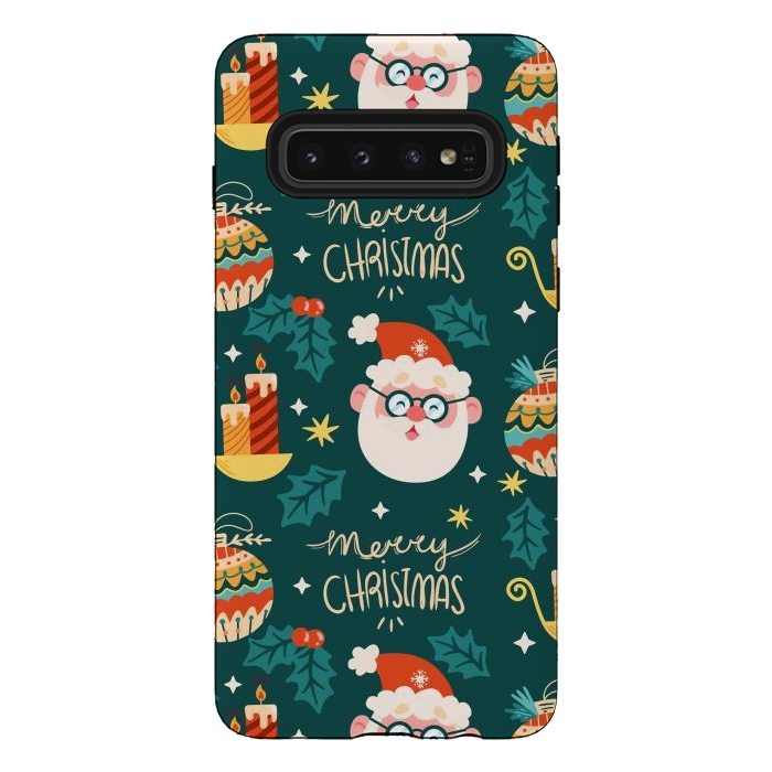 Galaxy S10 StrongFit Merry Christmas VII by ArtsCase