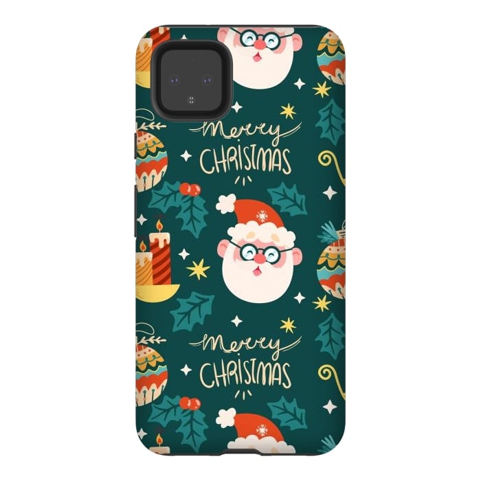 Pixel 4XL StrongFit Merry Christmas VII by ArtsCase