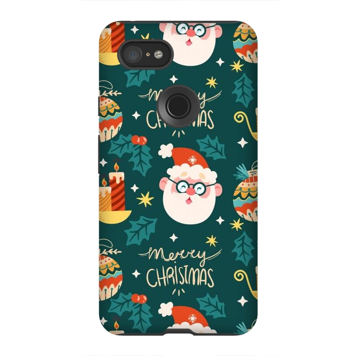 Pixel 3XL StrongFit Merry Christmas VII by ArtsCase