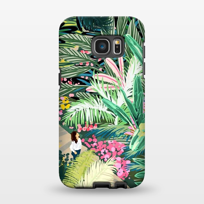 Galaxy S7 EDGE StrongFit Bohemian Jungle by Uma Prabhakar Gokhale