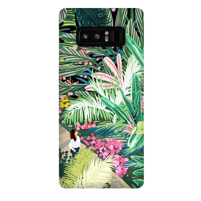 Galaxy Note 8 StrongFit Bohemian Jungle by Uma Prabhakar Gokhale