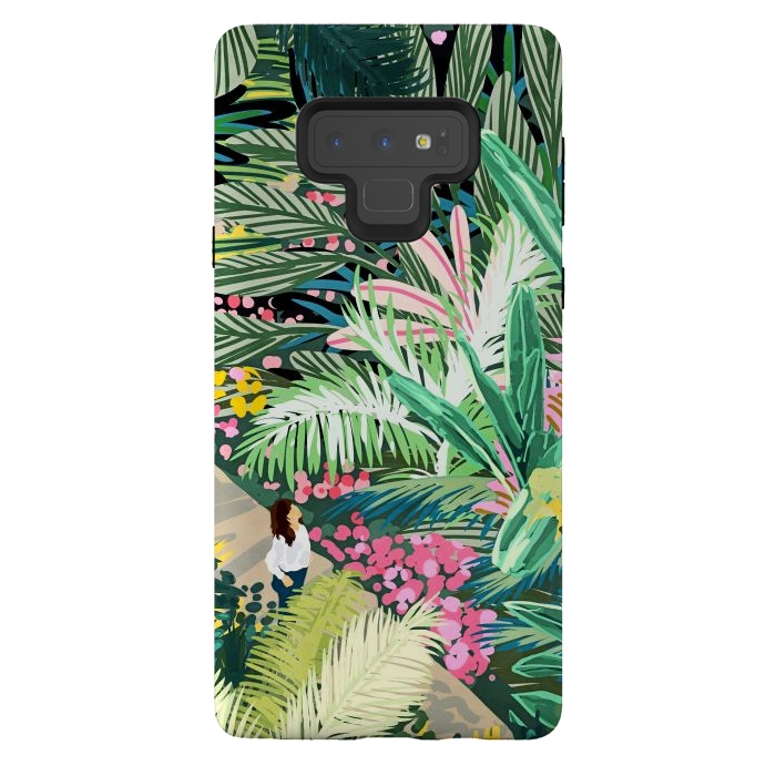 Galaxy Note 9 StrongFit Bohemian Jungle by Uma Prabhakar Gokhale