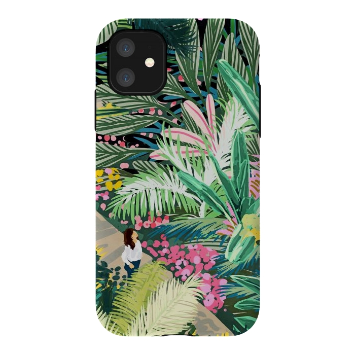 iPhone 11 StrongFit Bohemian Jungle by Uma Prabhakar Gokhale