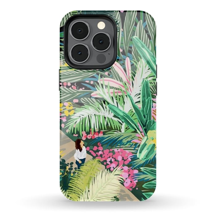 iPhone 13 pro StrongFit Bohemian Jungle by Uma Prabhakar Gokhale