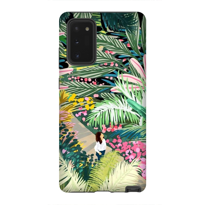 Galaxy Note 20 StrongFit Bohemian Jungle by Uma Prabhakar Gokhale