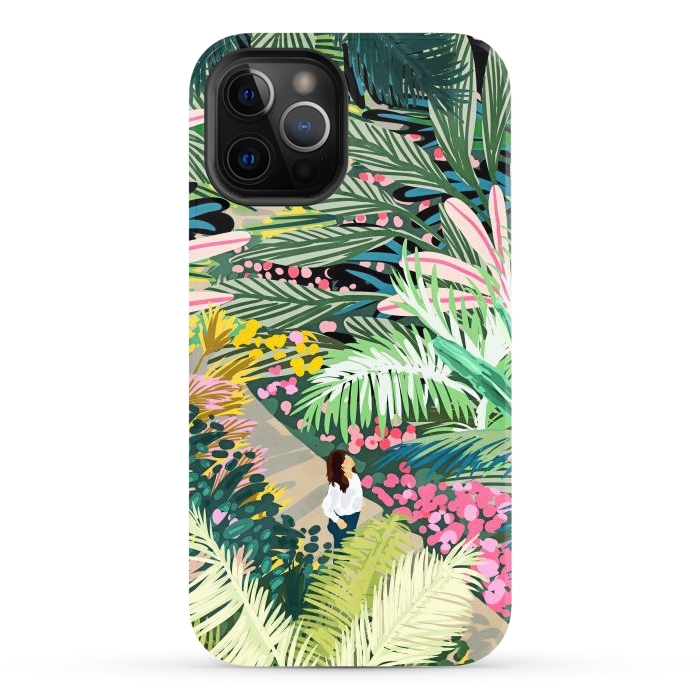 iPhone 12 Pro Max StrongFit Bohemian Jungle by Uma Prabhakar Gokhale