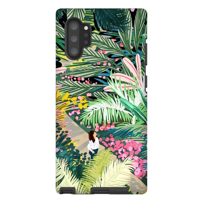 Galaxy Note 10 plus StrongFit Bohemian Jungle by Uma Prabhakar Gokhale