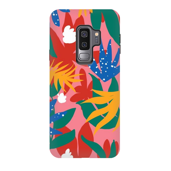 Galaxy S9 plus StrongFit Blush in The Jungle by Uma Prabhakar Gokhale