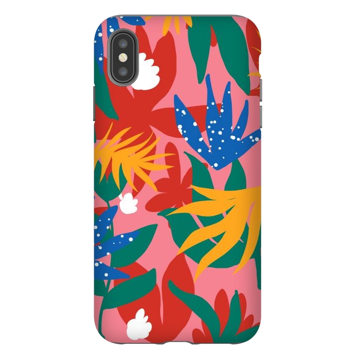 iPhone Xs Max StrongFit Blush in The Jungle by Uma Prabhakar Gokhale