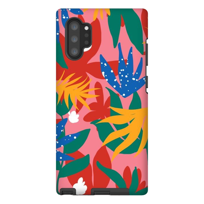 Galaxy Note 10 plus StrongFit Blush in The Jungle by Uma Prabhakar Gokhale