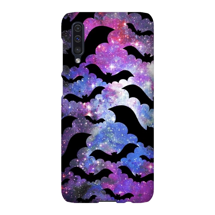 Galaxy A50 SlimFit Flying bats and starry night sky - purple-blue night sky by Oana 