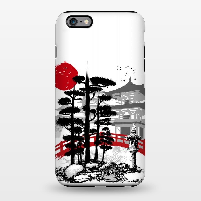 iPhone 6/6s plus StrongFit Temple with garden Zen by Alberto