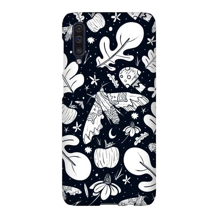 Galaxy A50 SlimFit Moths and leaves by Steve Wade (Swade)