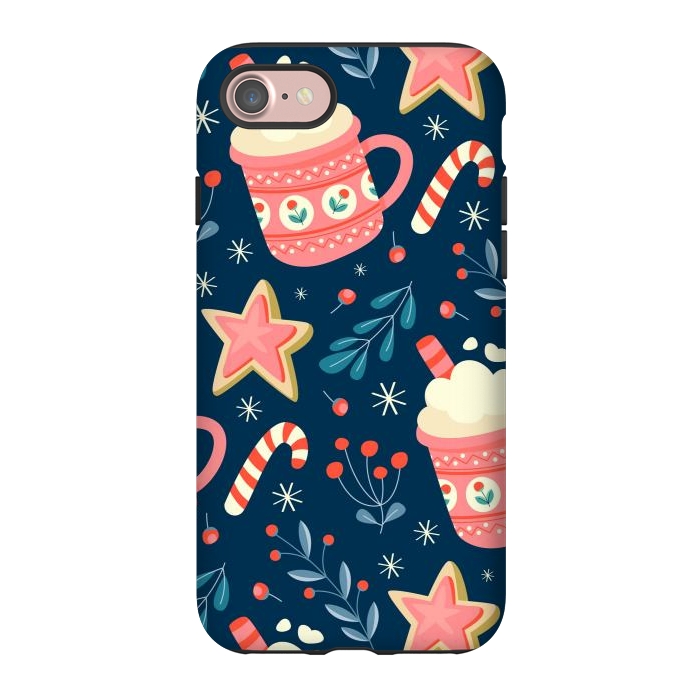 iPhone 7 StrongFit Cute Christmas Pattern VI by ArtsCase