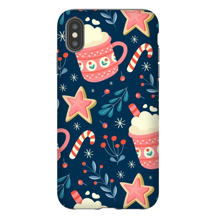 iPhone Xs Max StrongFit Cute Christmas Pattern VI by ArtsCase