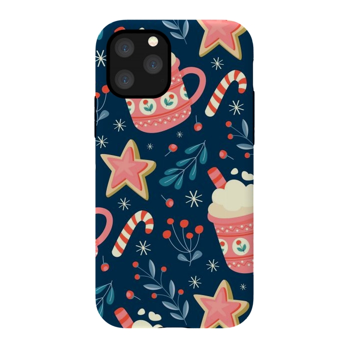 iPhone 11 Pro StrongFit Cute Christmas Pattern VI by ArtsCase