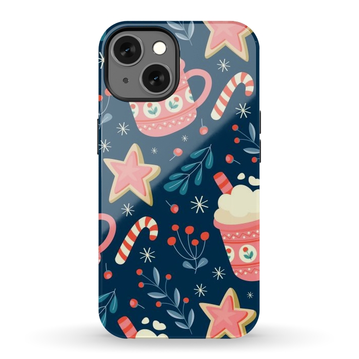 iPhone 13 StrongFit Cute Christmas Pattern VI by ArtsCase